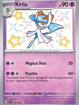 Kirlia (154/091) [Scarlet & Violet: Paldean Fates]