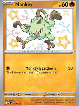 Mankey (169/091) [Scarlet & Violet: Paldean Fates]