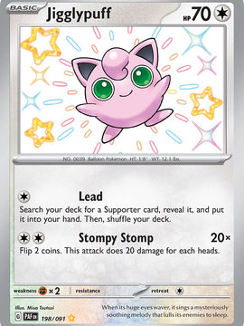 Jigglypuff (198/091) [Scarlet & Violet: Paldean Fates]