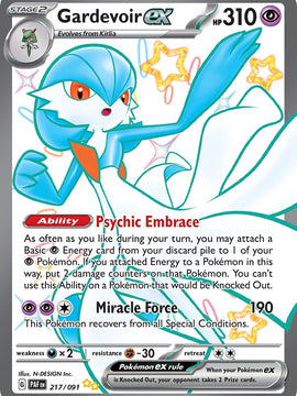 Gardevoir ex (217/091) [Scarlet & Violet: Paldean Fates]