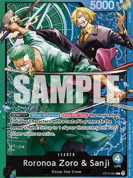Roronoa Zoro & Sanji (ST12-001) - Starter Deck 12: Zoro and Sanji Foil