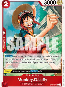 Monkey.D.Luffy (OP06-013) - Wings of the Captain Foil