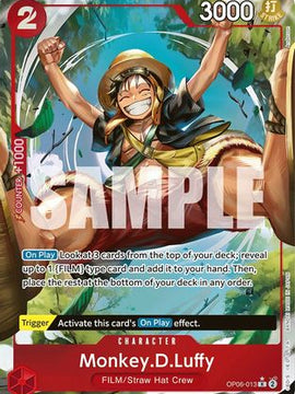 Monkey.D.Luffy (Alternate Art) (OP06-013) - Wings of the Captain Foil