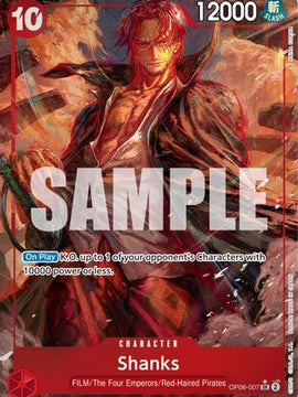 Shanks (Alternate Art) (OP06-007) - Wings of the Captain Foil