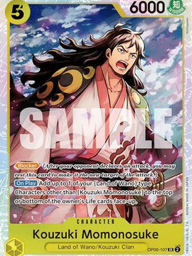 Kouzuki Momonosuke (OP06-107) - Wings of the Captain Foil