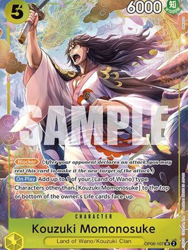 Kouzuki Momonosuke (Alternate Art) (OP06-107) - Wings of the Captain Foil