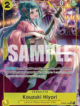 Kouzuki Hiyori (Alternate Art) (OP06-106) - Wings of the Captain Foil