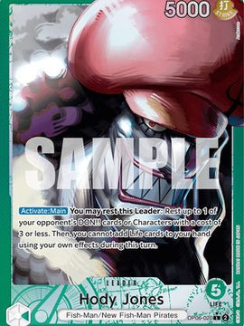 Hody Jones (020) (Alternate Art) (OP06-020) - Wings of the Captain Foil