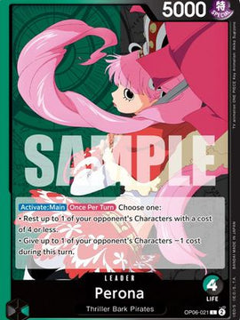 Perona (021) (OP06-021) - Wings of the Captain