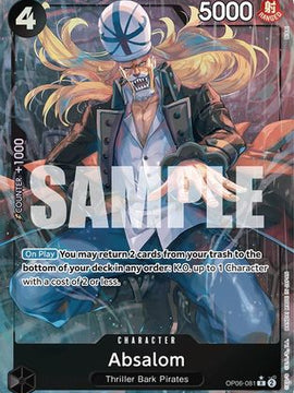 Absalom (Alternate Art) (OP06-081) - Wings of the Captain Foil