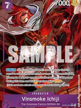 Vinsmoke Ichiji (061) (Alternate Art) (OP06-061) - Wings of the Captain Foil