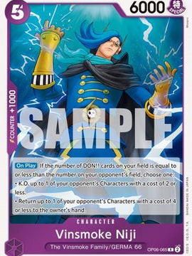 Vinsmoke Niji (065) (OP06-065) - Wings of the Captain Foil