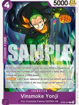 Vinsmoke Yonji (067) (OP06-067) - Wings of the Captain Foil