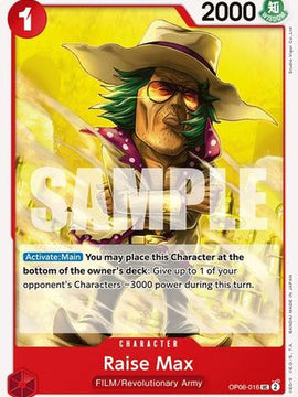 Raise Max (OP06-016) - Wings of the Captain