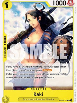 Raki (OP06-113) - Wings of the Captain