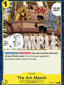 The Ark Maxim (OP06-117) - Wings of the Captain