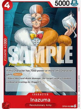 Inazuma (OP06-002) - Wings of the Captain Pre-Release Cards