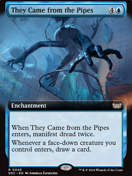 They Came from the Pipes (DSC-045) - Duskmourn: House of Horror Commander: (Extended Art)