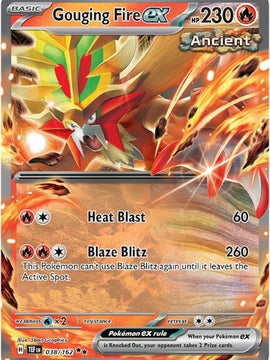 Gouging Fire ex (038/162) [Scarlet & Violet: Temporal Forces]