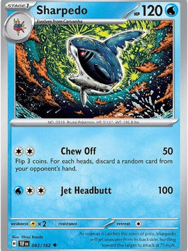 Sharpedo (043/162) [Scarlet & Violet: Temporal Forces]