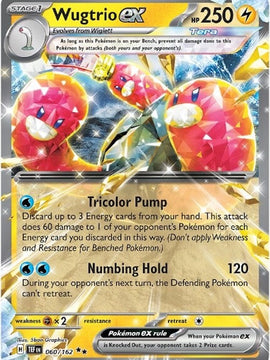 Wugtrio ex (060/162) [Scarlet & Violet: Temporal Forces]