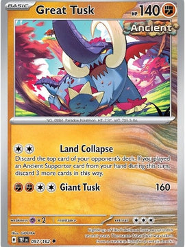 Great Tusk (097/162) [Scarlet & Violet: Temporal Forces]