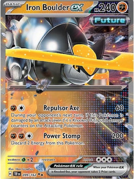 Iron Boulder ex (099/162) [Scarlet & Violet: Temporal Forces]