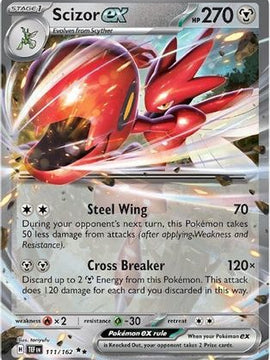 Scizor ex (111/162) [Scarlet & Violet: Temporal Forces]