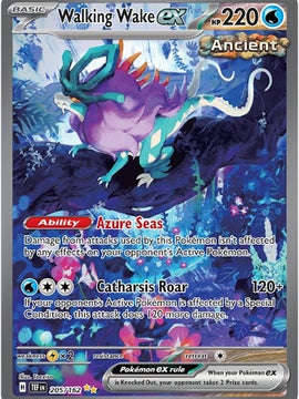 Walking Wake ex (205/162) [Scarlet & Violet: Temporal Forces]