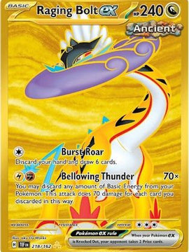 Raging Bolt ex (218/162) [Scarlet & Violet: Temporal Forces]
