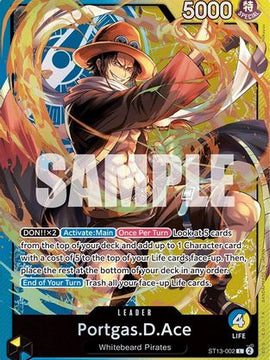 Portgas.D.Ace (002) (ST13-002) - Ultra Deck: The Three Brothers Foil