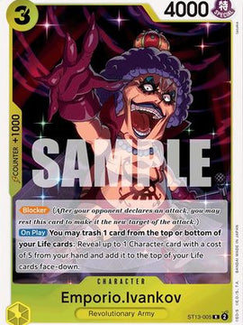 Emporio.Ivankov (ST13-005) - Ultra Deck: The Three Brothers Foil