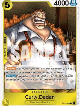 Curly.Dadan (ST13-006) - Ultra Deck: The Three Brothers Foil
