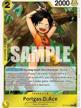Portgas.D.Ace (010) (ST13-010) - Ultra Deck: The Three Brothers Foil