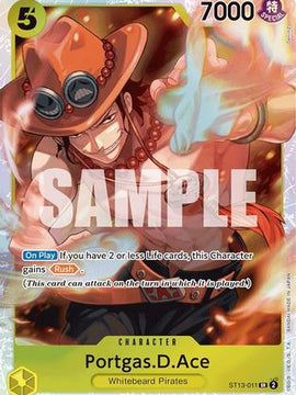 Portgas.D.Ace (011) (ST13-011) - Ultra Deck: The Three Brothers Foil