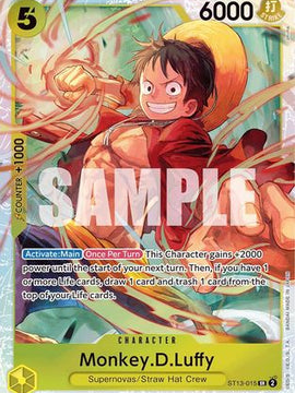 Monkey.D.Luffy (015) (ST13-015) - Ultra Deck: The Three Brothers Foil