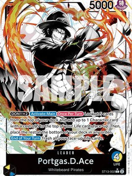 Portgas.D.Ace (002) (Parallel) (ST13-002) - Ultra Deck: The Three Brothers Foil