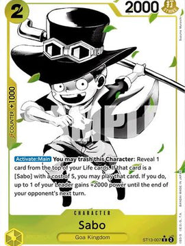 Sabo (007) (Parallel) (ST13-007) - Ultra Deck: The Three Brothers Foil