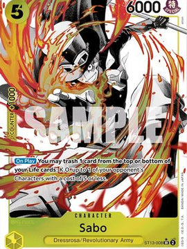 Sabo (008) (Parallel) (ST13-008) - Ultra Deck: The Three Brothers Foil