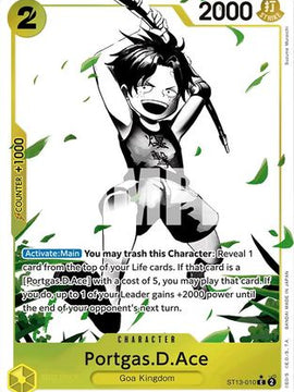Portgas.D.Ace (010) (Parallel) (ST13-010) - Ultra Deck: The Three Brothers Foil