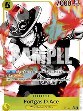 Portgas.D.Ace (011) (Parallel) (ST13-011) - Ultra Deck: The Three Brothers Foil