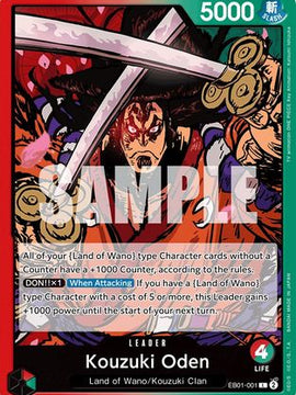 Kouzuki Oden (EB01-001) - Extra Booster: Memorial Collection