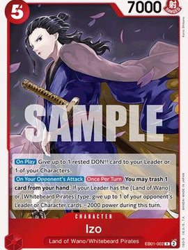 Izo (EB01-002) - Extra Booster: Memorial Collection Foil