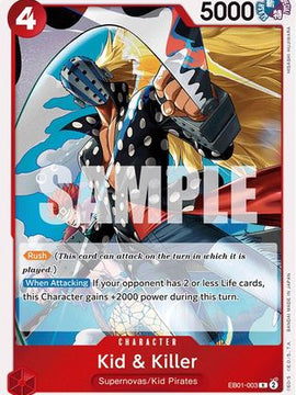 Kid & Killer (EB01-003) - Extra Booster: Memorial Collection Foil
