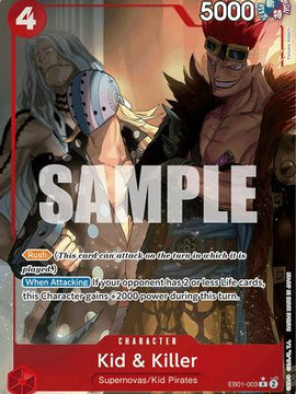Kid & Killer (Alternate Art) (EB01-003) - Extra Booster: Memorial Collection Foil