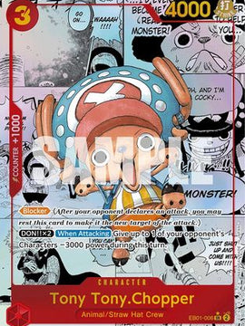 Tony Tony.Chopper (Alternate Art) (Manga) (EB01-006) - Extra Booster: Memorial Collection Foil