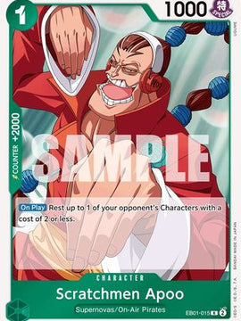 Scratchmen Apoo (EB01-015) - Extra Booster: Memorial Collection Foil