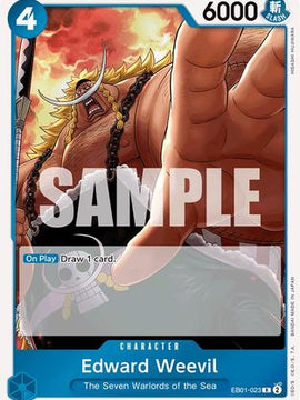 Edward Weevil (EB01-023) - Extra Booster: Memorial Collection Foil