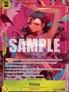 Viola (Alternate Art) (EB01-052) - Extra Booster: Memorial Collection Foil