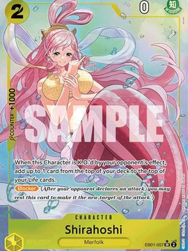 Shirahoshi (Alternate Art) (EB01-057) - Extra Booster: Memorial Collection Foil